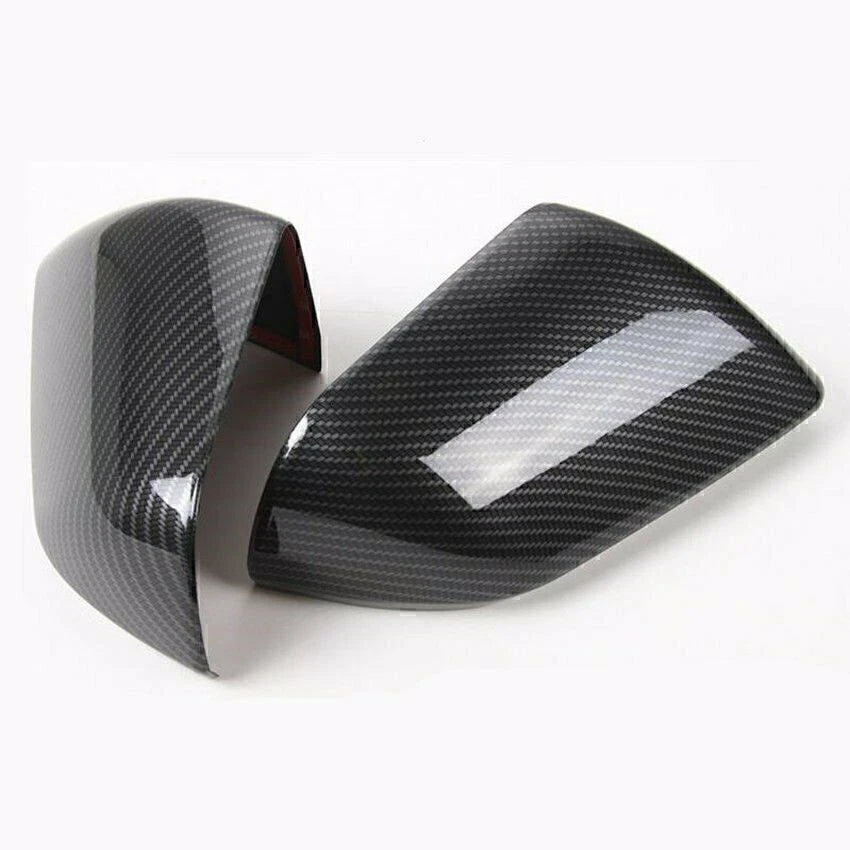 2 x Carbon Fiber Rearview Mirror Covers for Ford Mustang (2015-2022)