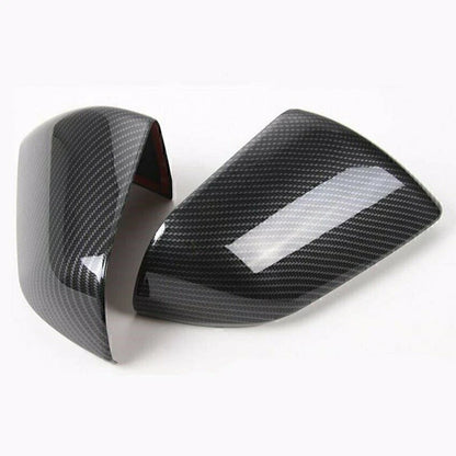 2 x Carbon Fiber Rearview Mirror Covers for Ford Mustang (2015-2022)