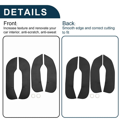 Car Door Leather Anti Kick Pad Sticker for BMW 3 Series (2020-2023)