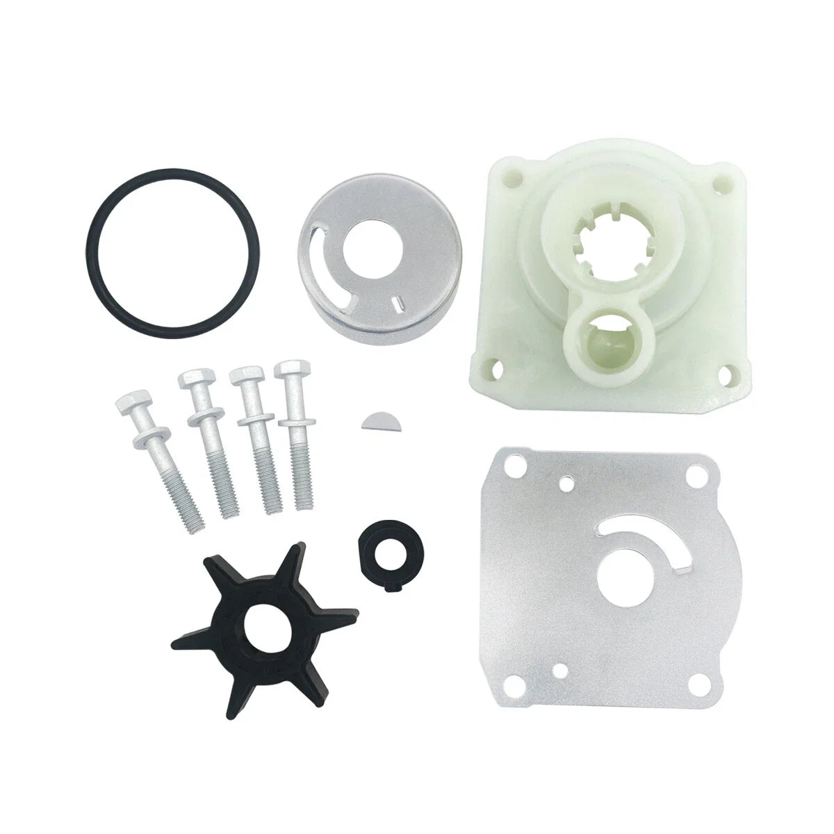 Water Pump Impeller Repair Kit for 25HP Yamaha Outboard 4-Stroke