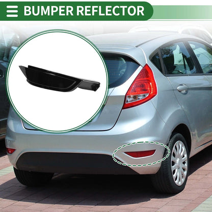 Bumper Reflector for Ford C-Max 2011-2018 Black 1 x Rear Right