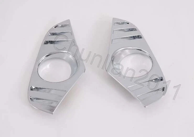 Front Fog Light Cover Trim for 2019-2023 Toyota RAV4 ABS Chrome 2 x Pieces
