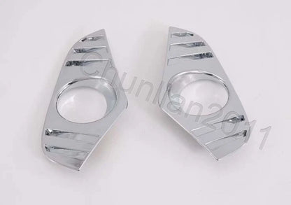Front Fog Light Cover Trim for 2019-2023 Toyota RAV4 ABS Chrome 2 x Pieces