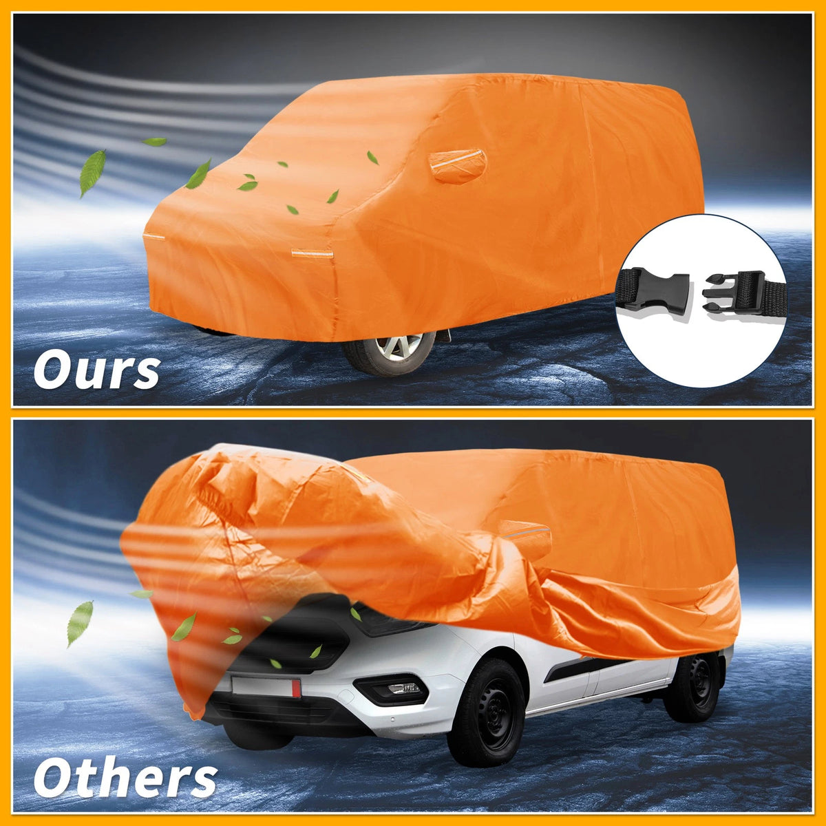 Waterproof All Weather Car Cover for Ford Transit (No Year Specified)