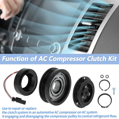 AC Compressor Clutch for Chevrolet Equinox, GMC Terrain (2010–2017)