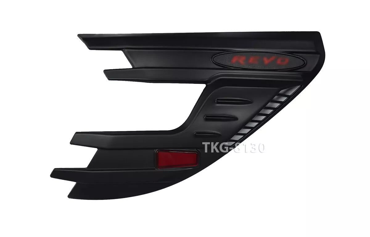 Black Headlight Covers for Toyota Hilux 1kd(2015-2017)