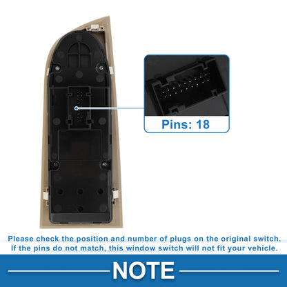Power Window Switch for BMW 325i 328i 330xi 335i (2006-2013)