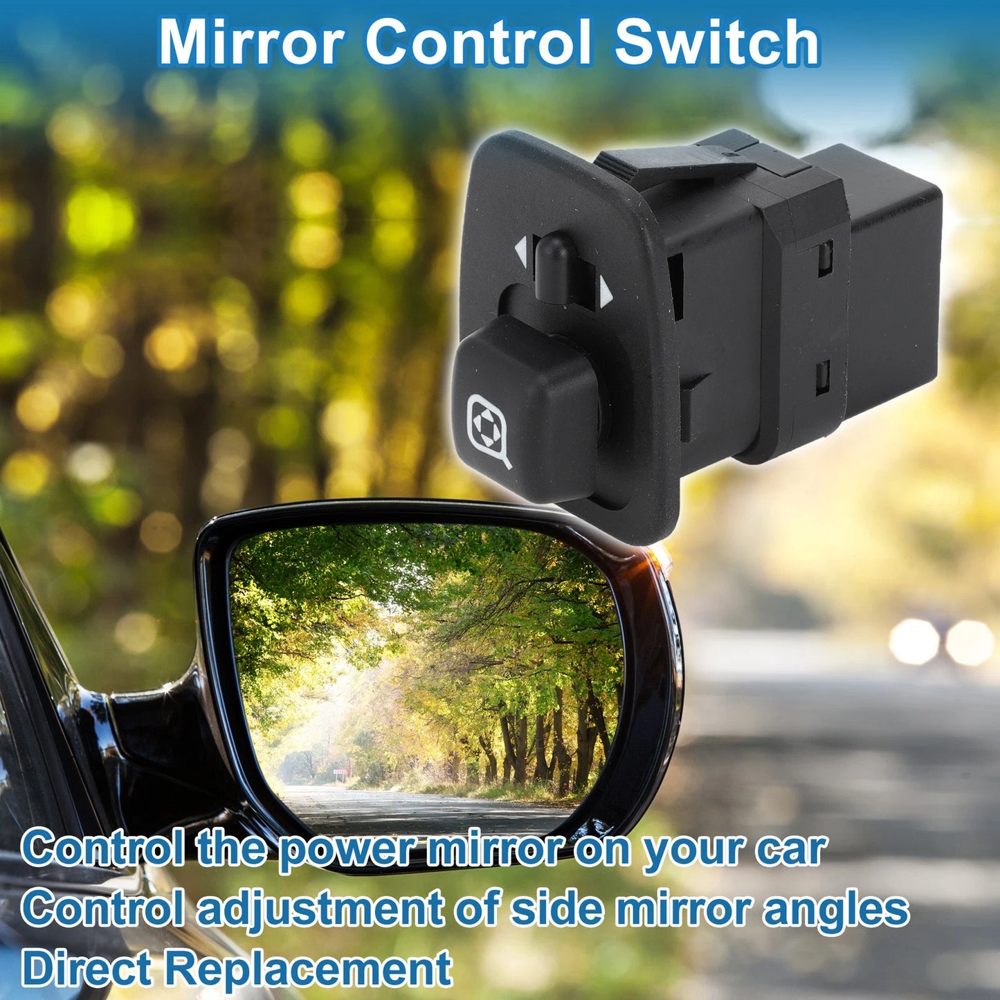 Car Mirror Switch for Ford Explorer, Crown Victoria, E-150 (1995-2001)