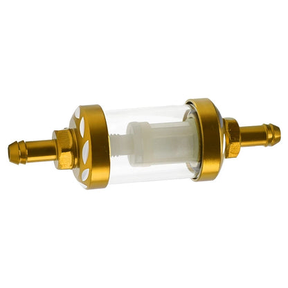 Inline Motorcycle Fuel Filter for Gas Petrol - Reusable
