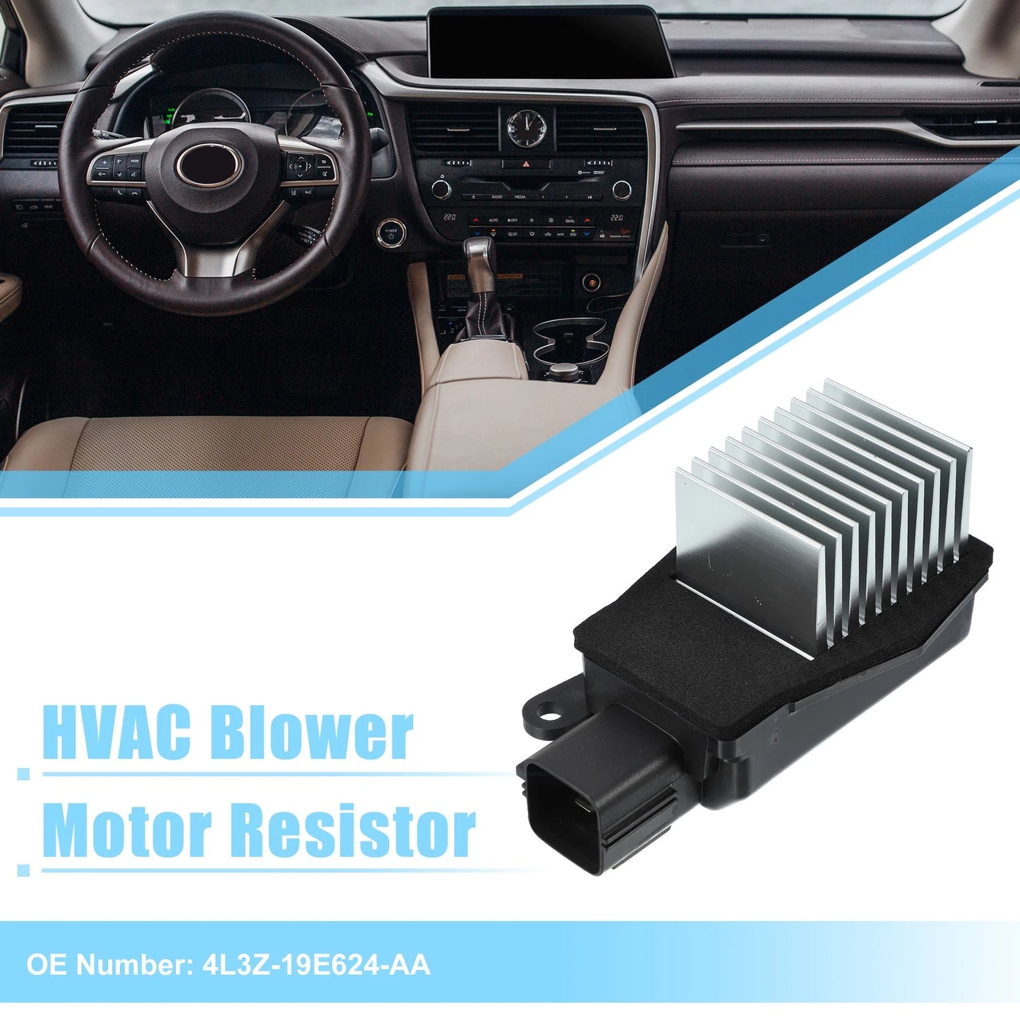 HVAC Heater Blower Motor Resistor for Ford F-150 (2004-2008)