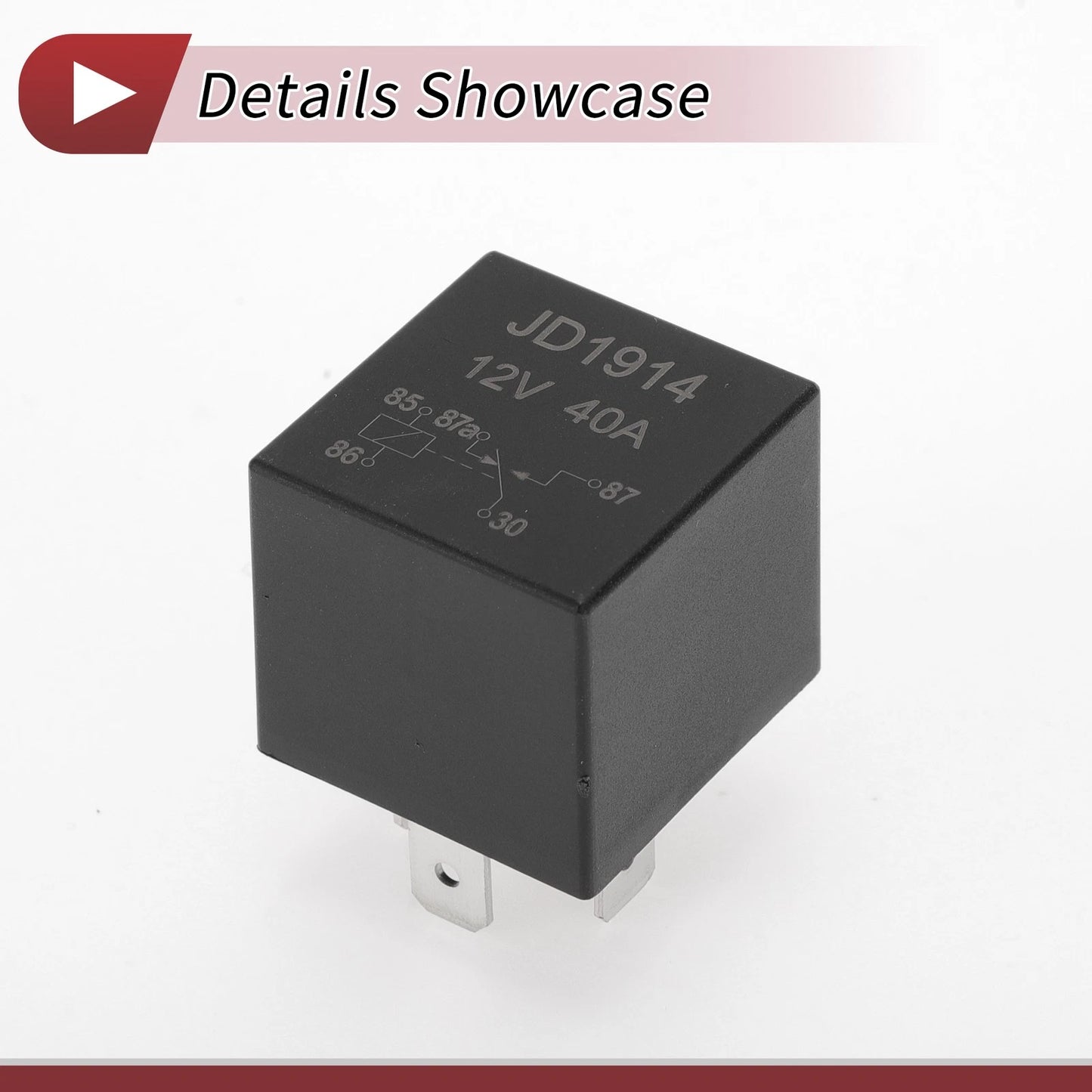 5 Pins Power Window Relay for Volvo 264 (1976-1982) 12V 30/40A Black