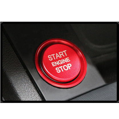 Red Car Interior Engine Start Push Button Cover Trim For Audi A4 A5 A6 Q5 Q7