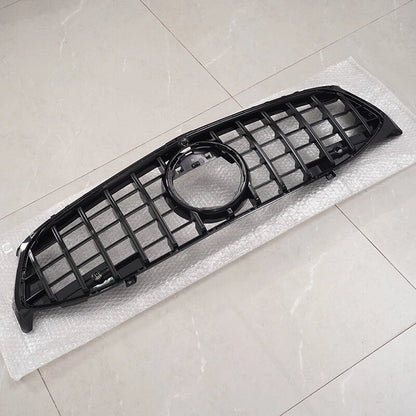 GT Style Gloss Black Front Bumper Grille Trim for Benz CLA Class W118 (2020-2023)