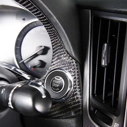 Real Carbon Fiber Meter Dashboard Speed Board Panel Kits for Infiniti Q50