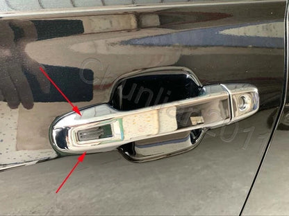 Side Door Handle Cover Trim for 2019-2023 Subaru Forester Smart Keyhole Chrome