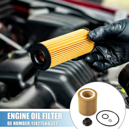 Engine Oil Filter Set No.11427566327 with O Ring for BMW 325i (2006-2013)