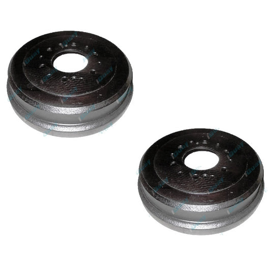 2 Rear Brake Drums for Toyota Hilux YN57 YN58 1983-1988 RWD 4cy