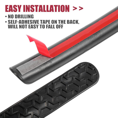 Door Grab Handle Inserts Cover Trim for Jeep Wrangler JK (2007-2018)