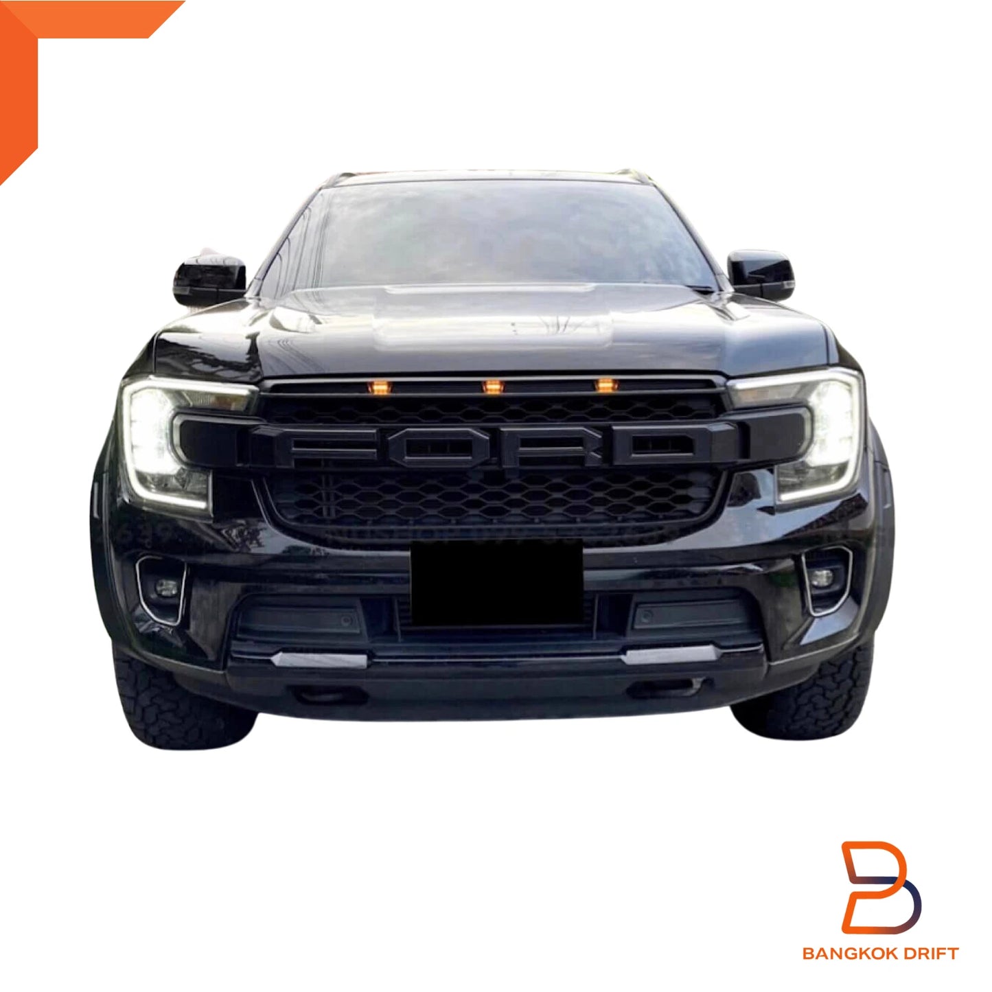 Matte Black Fender Flares for Ford Everest UB U704 (2022-2024)