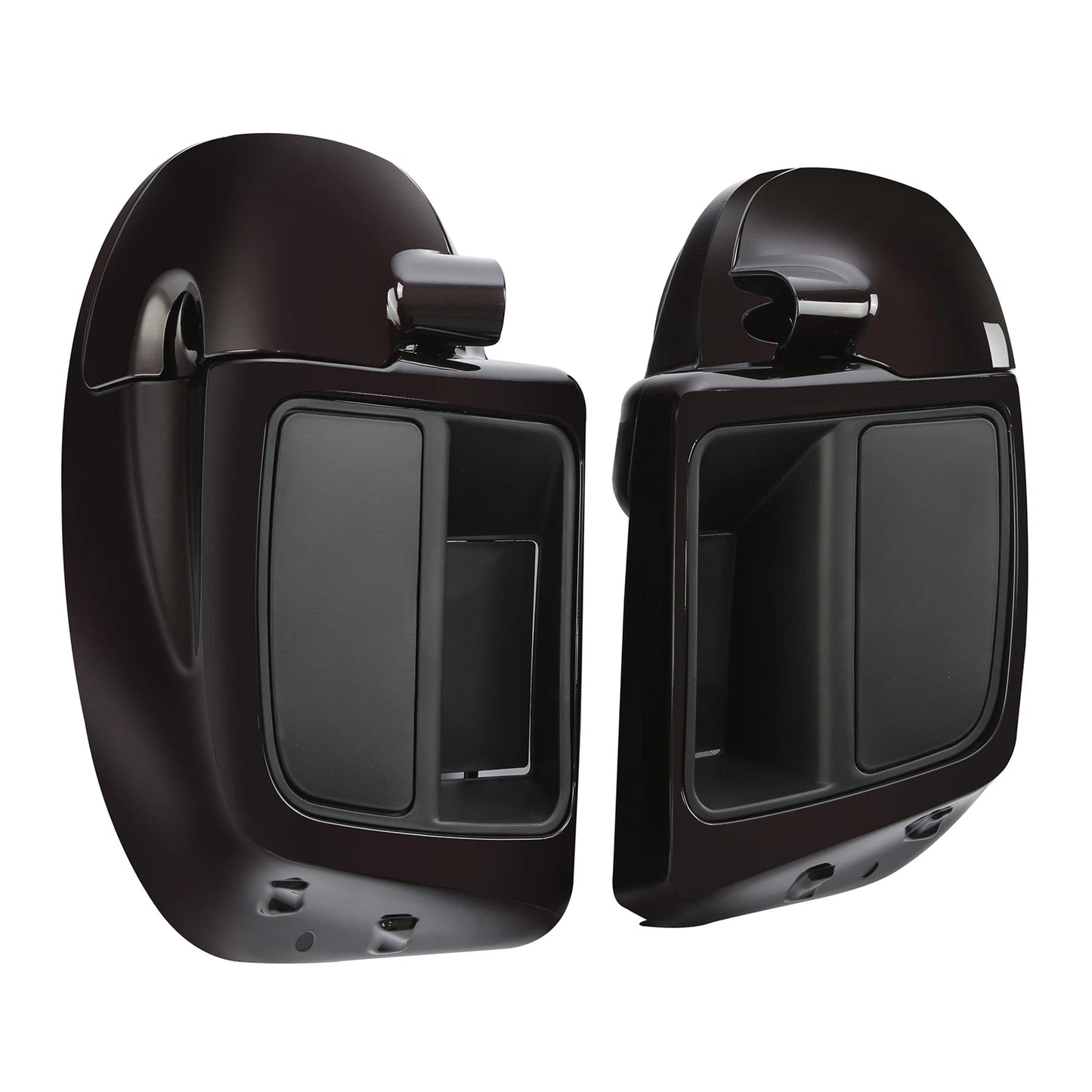 Vented Leg Fairings for Harley CVO Street Glide 2014-2024 Black Forest