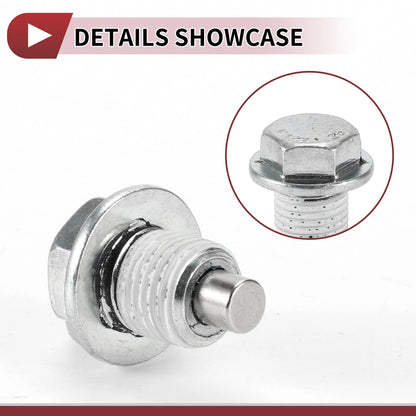 Oil Drain Plug Set for Toyota Tacoma Tundra Camry Corolla (2000-2023)