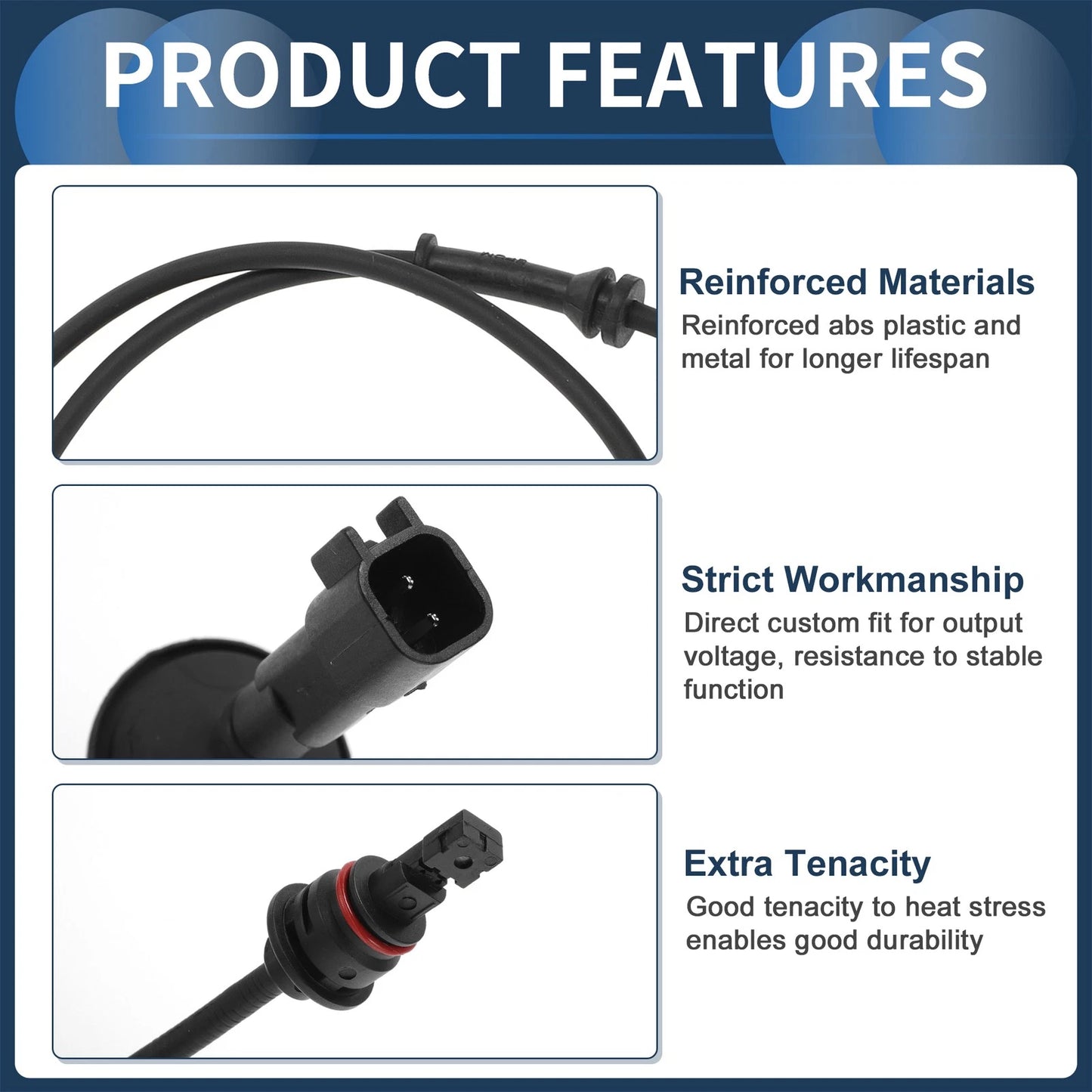 ABS Wheel Speed Sensor for Chrysler Grand Voyager Rear
