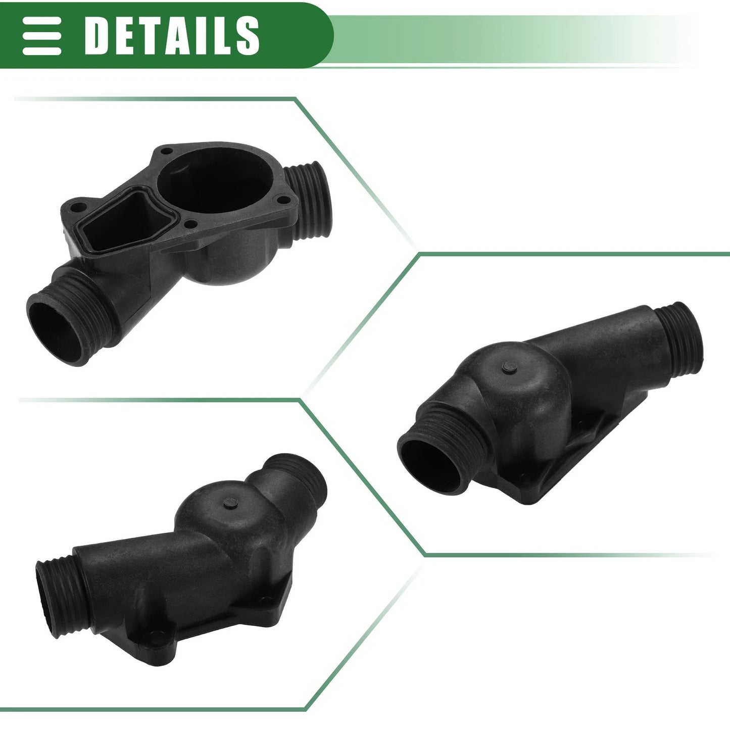 Engine Coolant Thermostat Housing for BMW 318i 1.8L (1992-1993)