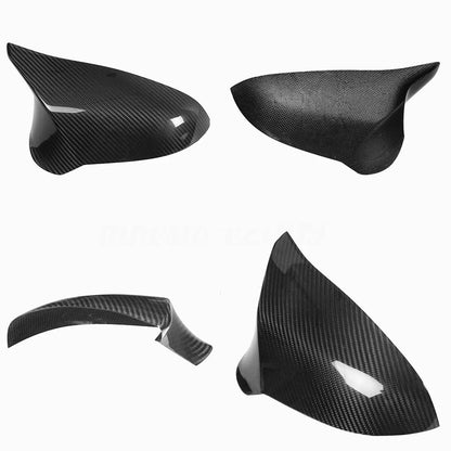 Carbon Fiber Side Mirror Cover Caps for 2015-2018 BMW F80 M3 F82 M4 (2015-2018)
