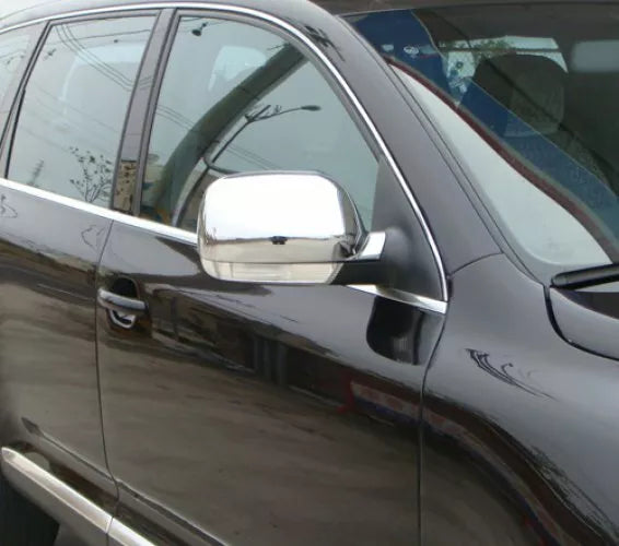Chrome Side Door Mirror Covers for VW Touareg (2003-2007)