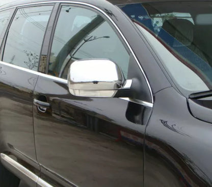 Chrome Side Door Mirror Covers for VW Touareg (2003-2007)