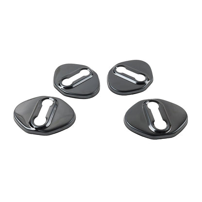 Black Car Door Lock Protective Covers for Honda, Toyota, Mazda, Hyundai