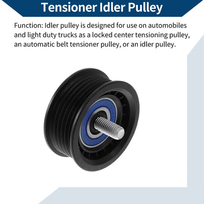 Drive Belt Idler Pulley for Hyundai Tucson (2010-2015) 1 Pc