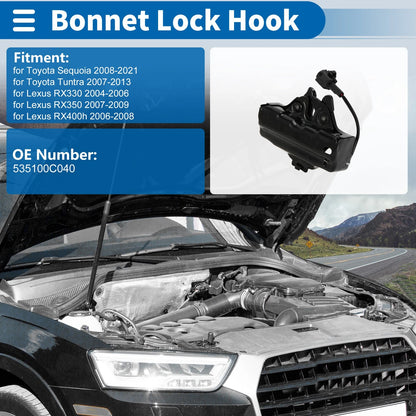 Hood Latch Assembly for Toyota Sequoia (2008-2021)