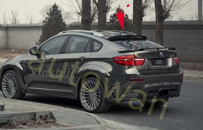 Rear Roof Spoiler Wing ABS for BMW X6 E71 E72 (2008-2014)