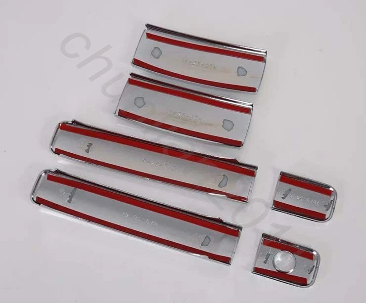 Chrome Full Set Door Handle Bowl Cover Trim for Hyundai Starex H-1 (2018-2019)