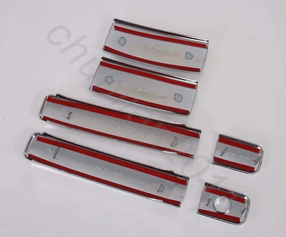 Chrome Full Set Door Handle Bowl Cover Trim for Hyundai Starex H-1 (2018-2019)