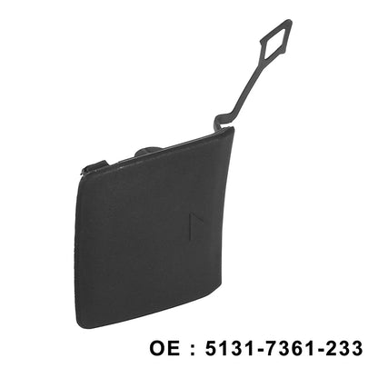 Car Rear Bumper Tow Hook Cover Cap Black for BMW X1 (2016-2022)