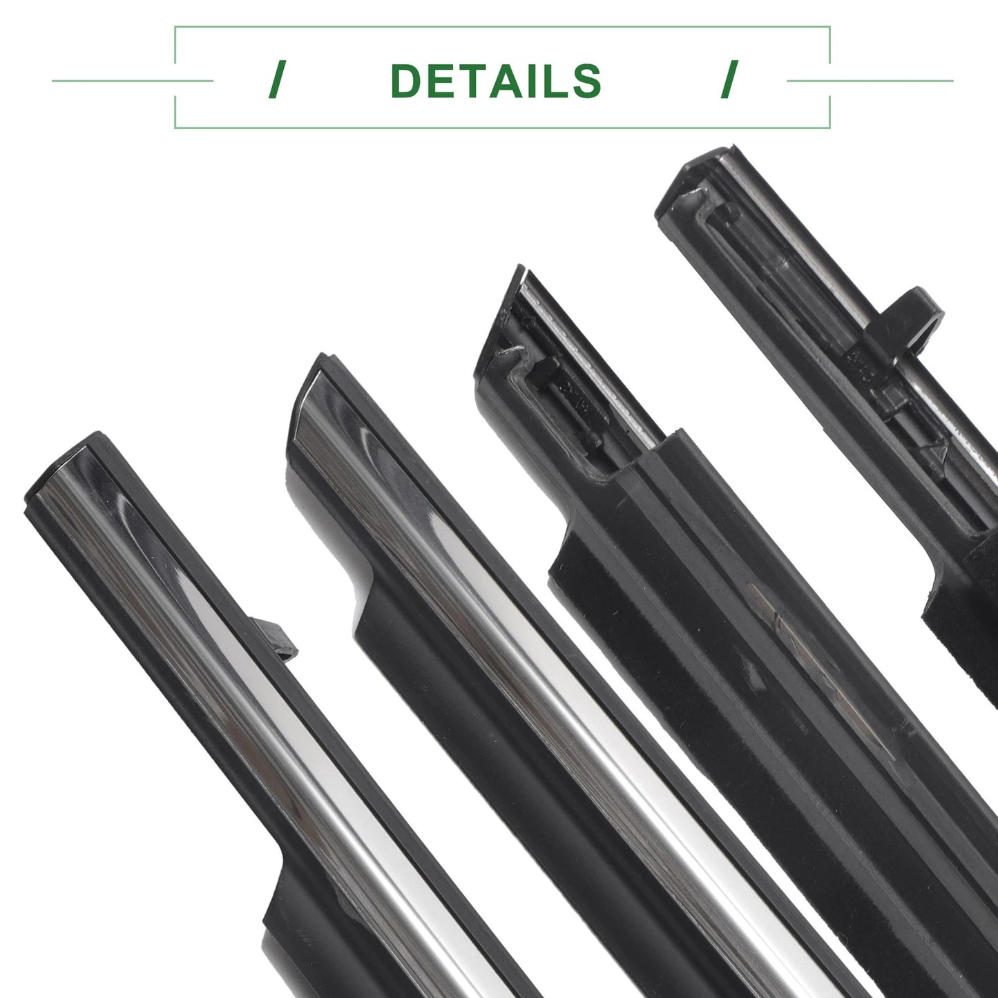 2 x Rear Left & Right Weatherstrip Window Seals for Toyota Camry (2007-2011)