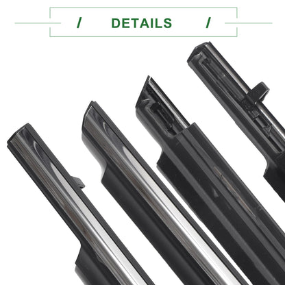 2 x Rear Left & Right Weatherstrip Window Seals for Toyota Camry (2007-2011)