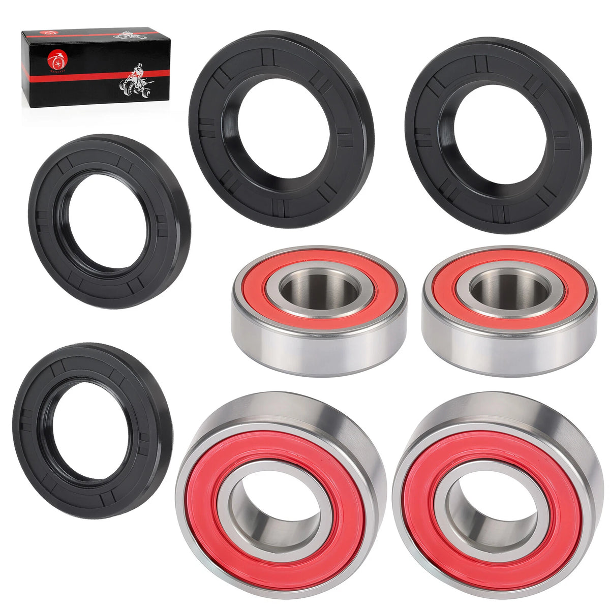 Front Wheel Bearings Seals Kit for Polaris Outlaw 450/500/525 IRS S