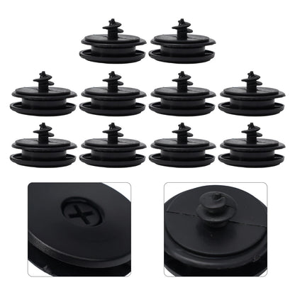 2 x Car Floor Mat Anti-Slip Clip Auto Carpet Fixing Grips Clamps Holders Black