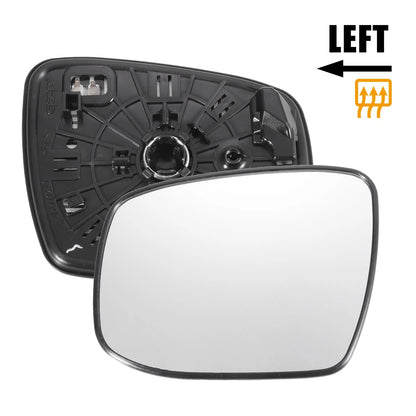 Left Side Heated White Mirror Glass for Honda Jazz Fit (2020-2021)
