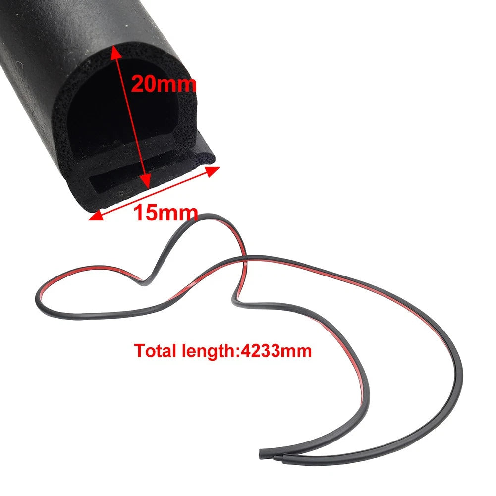 Rubber Seal Strip for Land Rover LR2 LR3 LR4 Range Rover Sport Evoque (2006-2019)
