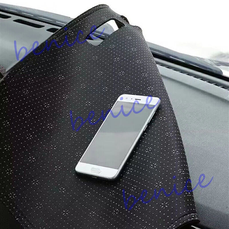 Leather Dashboard Protector Pad Cover for Mitsubishi Pajero (2007–2017)