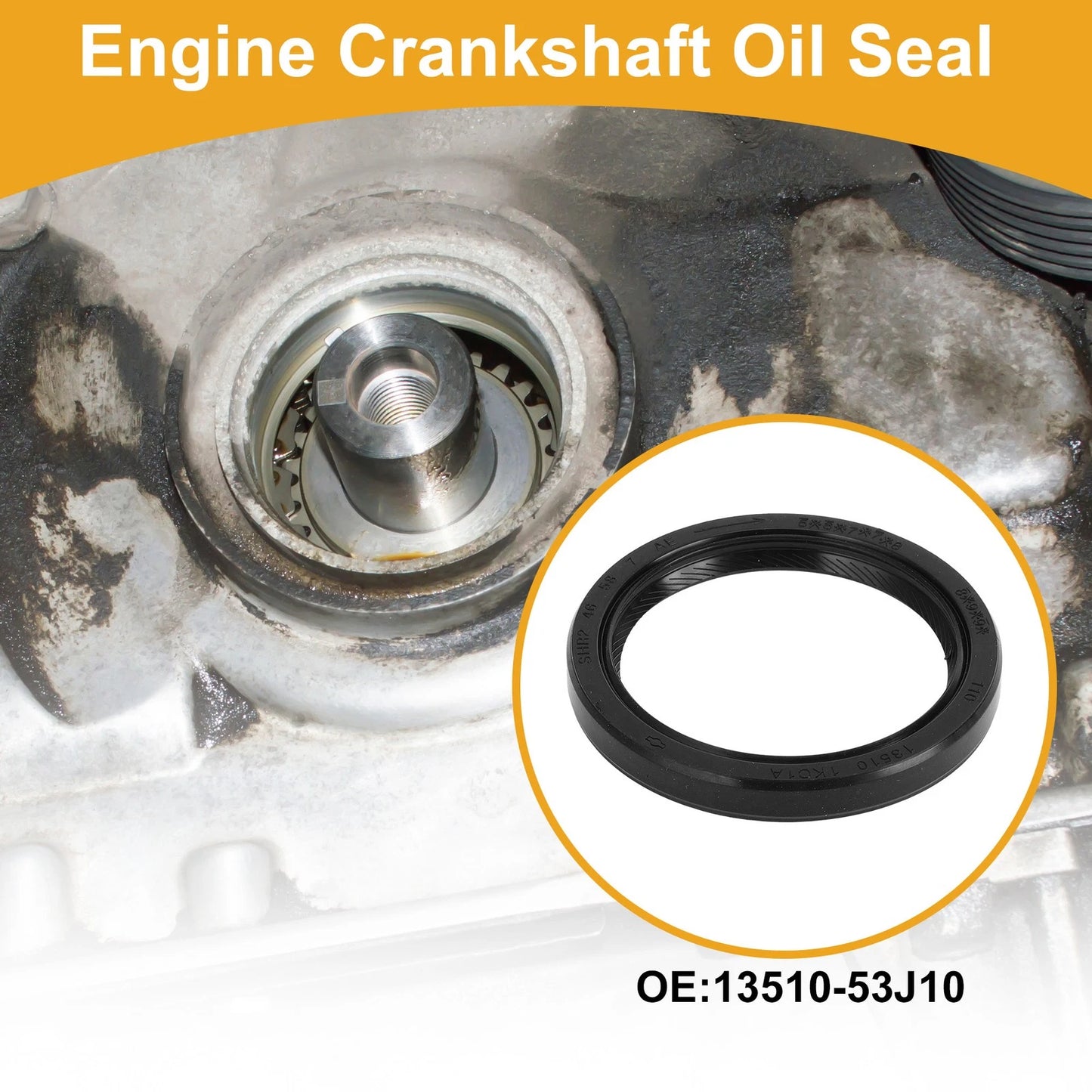 Crankshaft Oil Seal for Nissan 200SX SE-R 2.0L (1995-1996)