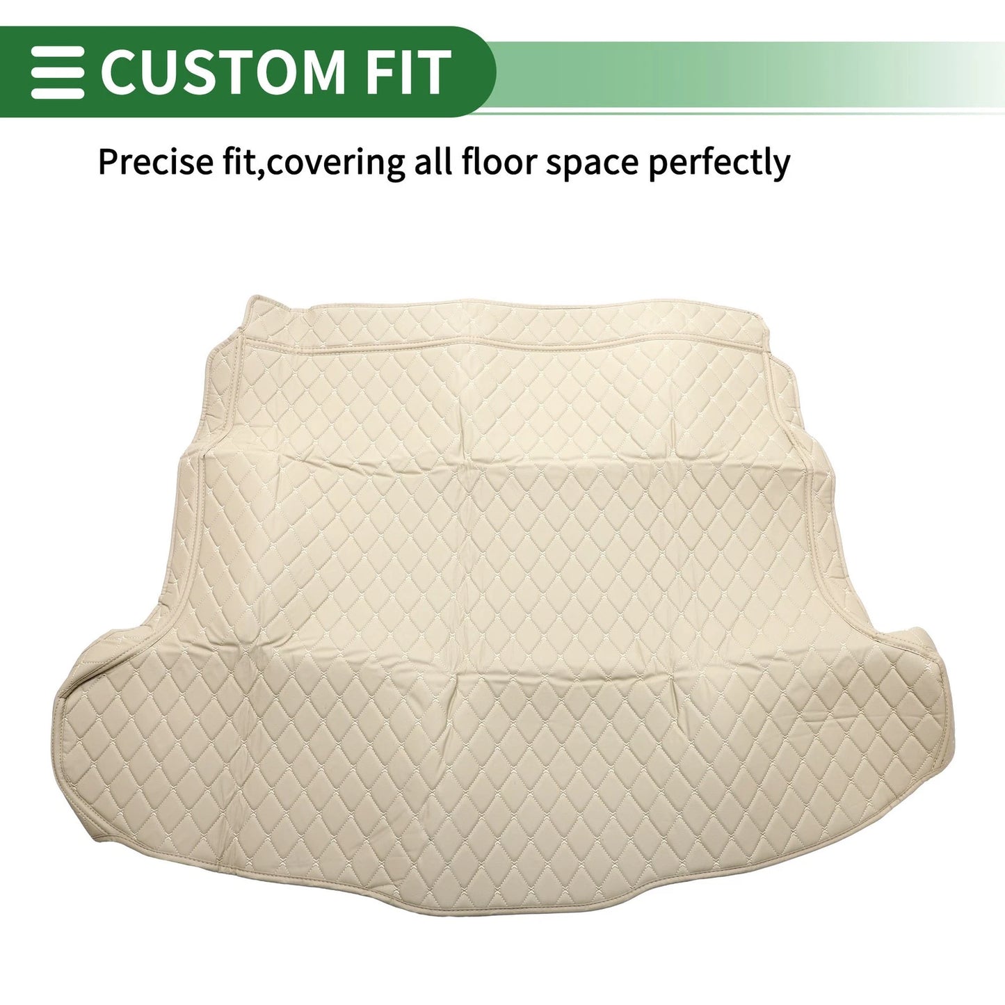 Heightened Edge Cargo Liner Trunk Mat for Honda CR-V (2007-2011) Beige XPE