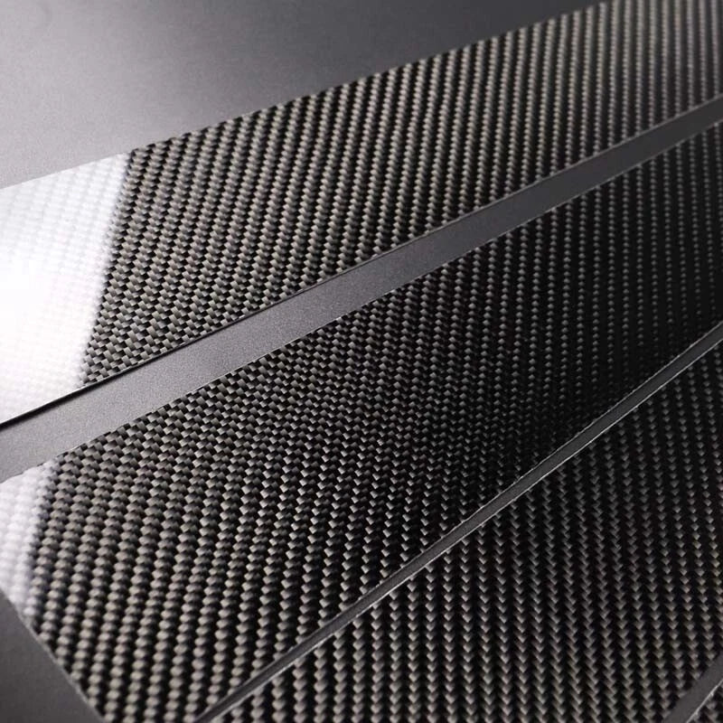 Carbon Fiber Door B Pillar Post Sticker Trim Fit For Benz C-Class 2015-2018 W205