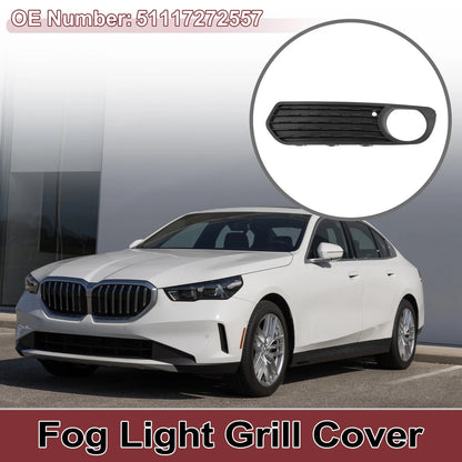 Front Left Fog Light Grill for BMW F20 2011-2015 (1 x Black)