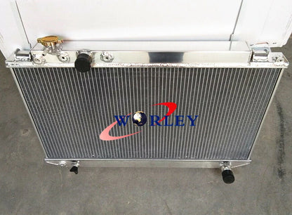 Aluminum Radiator & Fans for Toyota Cressida MK2 MX83 3.0L (1989-1993)