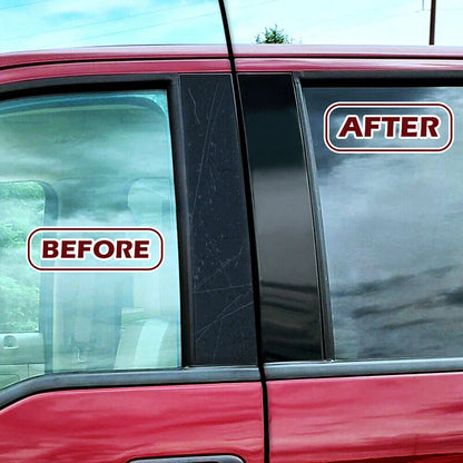 Window B Pillar Post Trim Accessories for Ford F150 2004-2014 Gloss Black
